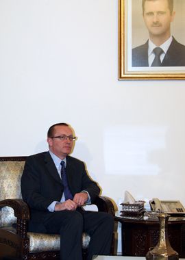 Jeffrey Feltman Syrian president Bashar al-Assad