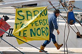France fishermen strike, port blockade