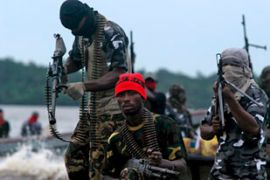 Niger delta Mend rebels