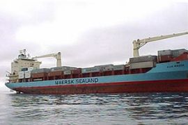 Maersk somali pirates sieze Danish ship