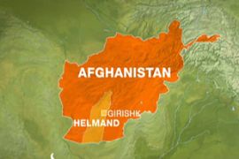 afghanistan map helmand girishk