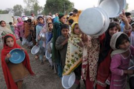IDP camp in Mardan Pakistan
