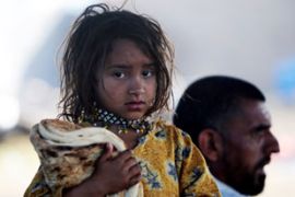 Pakistani girl displaced by Swat valley fighting