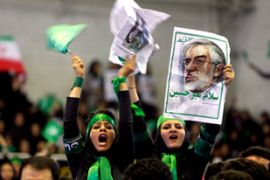 Iran elections supporters of Mir-Hossein Moussavi