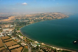 aerial view of the golan heights