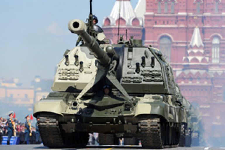 russian tank victory day parade
