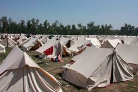 Pakistani refugee camp