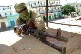 Somali opposition fighter