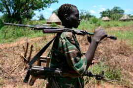 LRA fighter in South Sudan