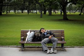 japanese homeless man