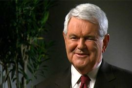Newt Gingrich speaks to Al Jazeera on Iran