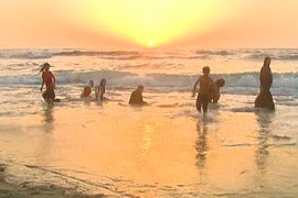 gaza beaches tv grab ashraf pkg