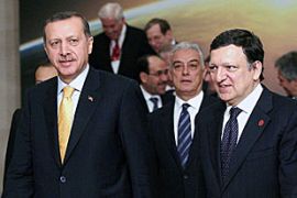 Nabucco pipeline signing deal, Ankara, Turkey