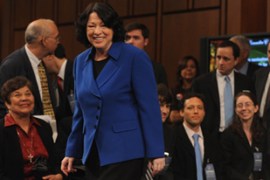 Supreme Court justice nominee Sonia Sotomayor