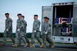 US soldiers'' bodies returned from Afghanistan