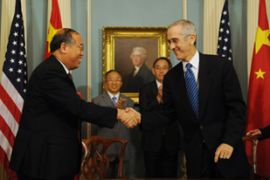 us-china climate change memorandum signing cermony