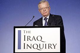 John Chilcot, the Chairman of the Iraq Inquiry
