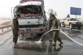 Lorry hit in attempted suicide attack in Kandahar province
