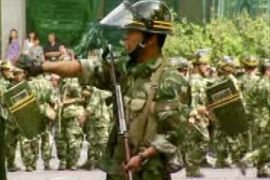 urumqi unrest troops curfew youtube - melissa chan pkg