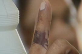 afghan election ink tv grab