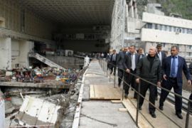Putin vist site of Russian hydroelectric dam explosion