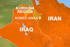 iran kurdish iraq map ahmed awa