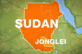 Sudan map - Jonglei state