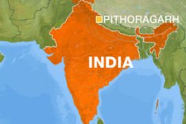 Map of Pithoragarh in India