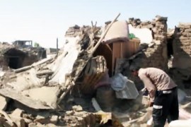iraq house ruins rubble package grab
