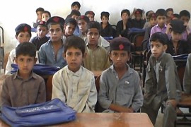 children return to school in war ravaged swat valley. kamal hyder pkg