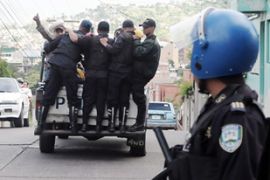 arrests at honduras agrarian reform institute