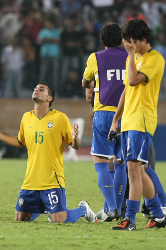 Brazilian reaction - under 20 squad