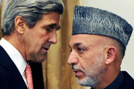 Kerry and Karzai in Afghanistan poll talk