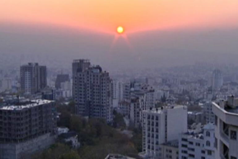 Looking over Tehran