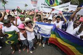 brazil iran protest