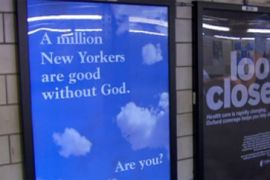 US atheism campaign