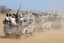 Saudi troops near Yemen border