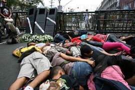 philippines journalists protest maguindanao massacre