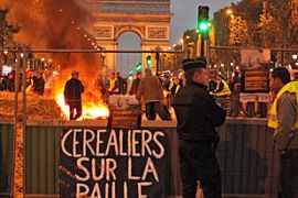 French farmers protest