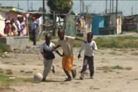 Boys playing football - South Africa