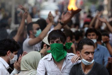 Iranian Protesters Clash With Security Forces