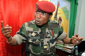 Captain Moussa Dadis camara guinea president