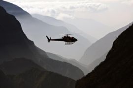 Nepal helicopter climate change