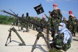 al-Shebab fighters Somalia