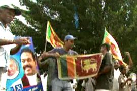 Rajapaksa supporters