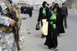 Shia pilgrims in Iraq