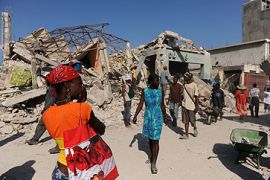 haiti aid quake aftermath