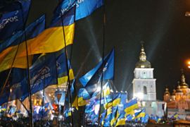 Yanukovich rally