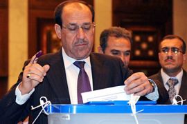al-Maliki voting
