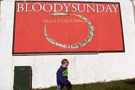 Bloody Sunday mural, Londonderry, Northern Ireland